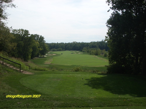 The first hole at Cook’s Creek Golf Course