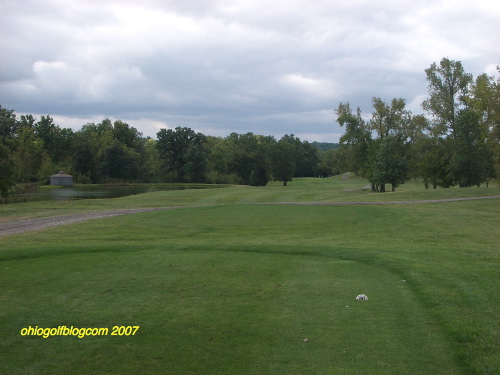 The par 5 seventh hole at Split Rock