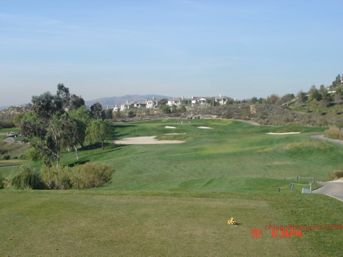 Par 4, 364 yard third hole at Black Gold Golf Club