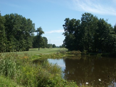 13th hole from the back tees